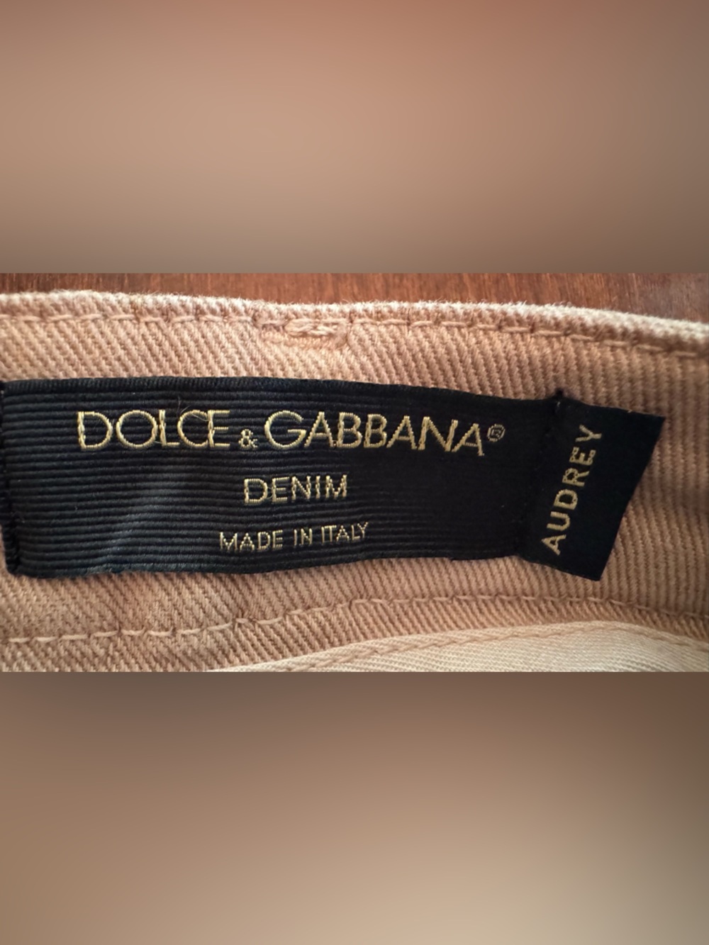 Dolce & Gabbana Tan Denim Women's Shorts - Picture 8 of 9
